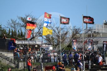 World © Octane Photographic Ltd. Formula 1 – Japanese GP - Qualifying. Strong wings blowing the circuit flags. Suzuka Circuit, Suzuka, Japan. Sunday 13th October 2019.