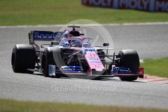 World © Octane Photographic Ltd. Formula 1 – Japanese GP - Qualifying. SportPesa Racing Point RP19 - Sergio Perez. Suzuka Circuit, Suzuka, Japan. Sunday 13th October 2019.
