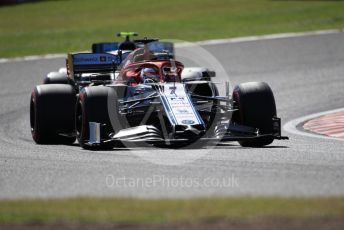 World © Octane Photographic Ltd. Formula 1 – Japanese GP - Qualifying. Alfa Romeo Racing C38 – Kimi Raikkonen and Mercedes AMG Petronas Motorsport AMG F1 W10 EQ Power+ - Valtteri Bottas. Suzuka Circuit, Suzuka, Japan. Sunday 13th October 2019.