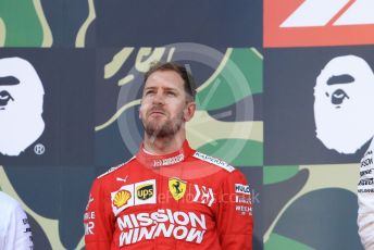 World © Octane Photographic Ltd. Formula 1 – Japanese GP - Podium. Scuderia Ferrari SF90 – Sebastian Vettel. Suzuka Circuit, Suzuka, Japan. Sunday 13th October 2019.