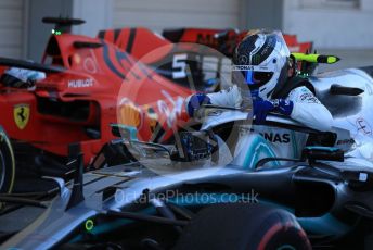 World © Octane Photographic Ltd. Formula 1 – Japanese GP - Parc Ferme. Mercedes AMG Petronas Motorsport AMG F1 W10 EQ Power+ - Valtteri Bottas. Suzuka Circuit, Suzuka, Japan. Sunday 13th October 2019.