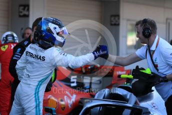 World © Octane Photographic Ltd. Formula 1 – Japanese GP - Parc Ferme. Mercedes AMG Petronas Motorsport AMG F1 W10 EQ Power+ - Valtteri Bottas. Suzuka Circuit, Suzuka, Japan. Sunday 13th October 2019.