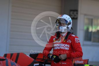 World © Octane Photographic Ltd. Formula 1 – Japanese GP - Parc Ferme. Scuderia Ferrari SF90 – Sebastian Vettel. Suzuka Circuit, Suzuka, Japan. Sunday 13th October 2019.