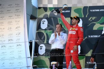 World © Octane Photographic Ltd. Formula 1 – Japanese GP - Podium. Scuderia Ferrari SF90 – Sebastian Vettel. Suzuka Circuit, Suzuka, Japan. Sunday 13th October 2019.