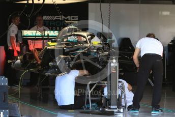 World © Octane Photographic Ltd. Formula 1 – Japanese GP - Setup and rebuild. Mercedes AMG Petronas Motorsport AMG F1 W10 EQ Power+ - Lewis Hamilton. Suzuka Circuit, Suzuka, Japan. Sunday 13th October 2019.