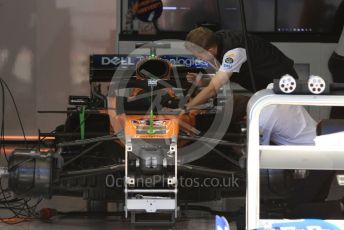 World © Octane Photographic Ltd. Formula 1 – Japanese GP - Setup and rebuild. McLaren MCL34 – Carlos Sainz. Suzuka Circuit, Suzuka, Japan. Sunday 13h October 2019.