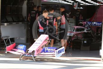 World © Octane Photographic Ltd. Formula 1 – Japanese GP - Setup and rebuild. SportPesa Racing Point RP19 - Sergio Perez. Suzuka Circuit, Suzuka, Japan. Sunday 13th October 2019.