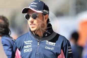 World © Octane Photographic Ltd. Formula 1 – Japanese GP - Paddock. SportPesa Racing Point RP19 - Sergio Perez. Suzuka Circuit, Suzuka, Japan. Sunday 13th October 2019.