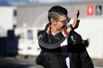 World © Octane Photographic Ltd. Formula 1 – Japanese GP - Paddock. Mercedes AMG Petronas Motorsport AMG F1 W10 EQ Power+ reserve driver - Esteban Ocon. Suzuka Circuit, Suzuka, Japan. Sunday 13th October 2019.