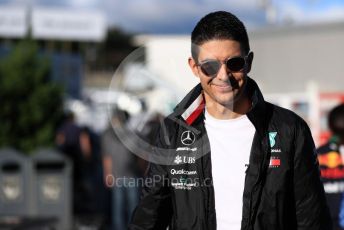 World © Octane Photographic Ltd. Formula 1 – Japanese GP - Paddock. Mercedes AMG Petronas Motorsport AMG F1 W10 EQ Power+ reserve driver - Esteban Ocon. Suzuka Circuit, Suzuka, Japan. Sunday 13th October 2019.