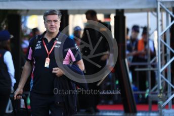 World © Octane Photographic Ltd. Formula 1 - Singapore GP - Paddock. Andy Stevenson – Sporting Director at SportPesa Racing Point. Suzuka Circuit, Suzuka, Japan. Sunday 13th October 2019.