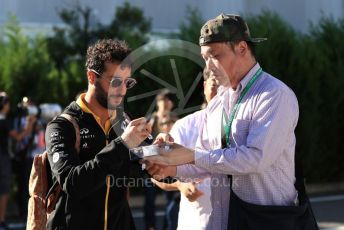 World © Octane Photographic Ltd. Formula 1 – Japanese GP - Paddock. Renault Sport F1 Team RS19 – Daniel Ricciardo. Suzuka Circuit, Suzuka, Japan. Sunday 13th October 2019.