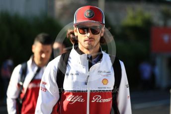 World © Octane Photographic Ltd. Formula 1 – Japanese GP - Paddock. Alfa Romeo Racing C38 – Antonio Giovinazzi. Suzuka Circuit, Suzuka, Japan. Sunday 13th October 2019.