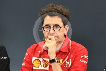 World © Octane Photographic Ltd. Formula 1 - Hungarian GP – Friday FIA Team Press Conference. Mattia Binotto – Team Principal of Scuderia Ferrari. Suzuka Circuit, Suzuka, Japan. Friday 11th October 2019.