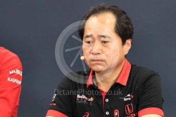 World © Octane Photographic Ltd. Formula 1 - Hungarian GP – Friday FIA Team Press Conference. Toyoharu Tanube - Honda Performance Development (HPD) Senior Manager. Suzuka Circuit, Suzuka, Japan. Friday 11th October 2019.