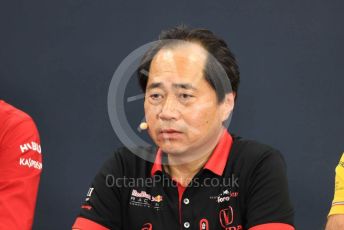 World © Octane Photographic Ltd. Formula 1 - Hungarian GP – Friday FIA Team Press Conference. Toyoharu Tanube - Honda Performance Development (HPD) Senior Manager. Suzuka Circuit, Suzuka, Japan. Friday 11th October 2019.