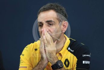 World © Octane Photographic Ltd. Formula 1 - Hungarian GP – Friday FIA Team Press Conference. Cyril Abiteboul - Managing Director of Renault Sport Racing Formula 1 Team. Suzuka Circuit, Suzuka, Japan. Friday 11th October 2019.