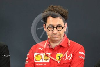 World © Octane Photographic Ltd. Formula 1 - Hungarian GP – Friday FIA Team Press Conference. Mattia Binotto – Team Principal of Scuderia Ferrari. Suzuka Circuit, Suzuka, Japan. Friday 11th October 2019.