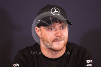 World © Octane Photographic Ltd. Formula 1 – Monaco GP. FIA Drivers Press Conference. Mercedes AMG Petronas Motorsport AMG F1 W10 EQ Power+ - Valtteri Bottas. Monte-Carlo, Monaco. Wednesday 22nd May 2019.