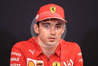 World © Octane Photographic Ltd. Formula 1 – Monaco GP. FIA Drivers Press Conference. Scuderia Ferrari SF90 – Charles Leclerc. Monte-Carlo, Monaco. Wednesday 22nd May 2019.
