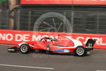 World © Octane Photographic Ltd. Formula Renault Eurocup – Monaco GP - Practice. Arden - Patrik Pasma. Monte-Carlo, Monaco. Thursday 23rd May 2019.