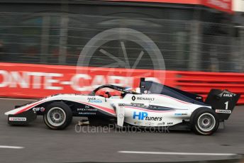 World © Octane Photographic Ltd. Formula Renault Eurocup – Monaco GP - Practice. R-ace GP - Oscar Piastri. Monte-Carlo, Monaco. Thursday 23rd May 2019