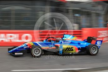 World © Octane Photographic Ltd. Formula Renault Eurocup – Monaco GP - Practice. FA Racing by Drivex - Brad Benavides. Monte-Carlo, Monaco. Thursday 23rd May 2019.