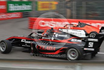 World © Octane Photographic Ltd. Formula Renault Eurocup – Monaco GP - Practice. Bhaitecj - Federico Malvesti and MP Motorsport - Lorenzo Colombo. Monte-Carlo, Monaco. Thursday 23rd May 2019.