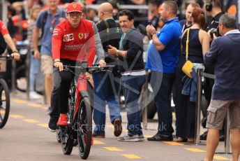 World © Octane Photographic Ltd. Formula 1 – Monaco GP. Track Walk. Scuderia Ferrari SF90 – Charles Leclerc. Monte-Carlo, Monaco. Wednesday 22nd May 2019.