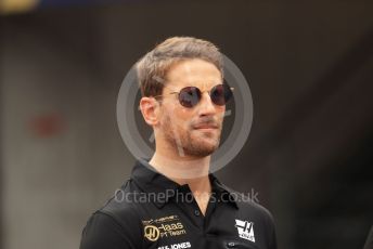 World © Octane Photographic Ltd. Formula 1 – Monaco GP. Track Walk. Rich Energy Haas F1 Team VF19 – Romain Grosjean. Monte-Carlo, Monaco. Wednesday 22nd May 2019.
