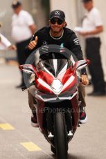 World © Octane Photographic Ltd. Formula 1 – Monaco GP. Paddock. Mercedes AMG Petronas Motorsport AMG F1 W10 EQ Power+ - Lewis Hamilton. Monte-Carlo, Monaco. Wednesday 22nd May 2019.