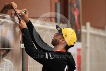 World © Octane Photographic Ltd. Formula 1 – Monaco GP. Paddock. Renault Sport F1 Team RS19 – Daniel Ricciardo. Monte-Carlo, Monaco. Wednesday 22nd May 2019.