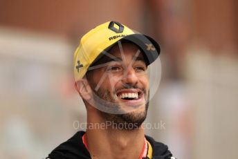 World © Octane Photographic Ltd. Formula 1 – Monaco GP. Paddock. Renault Sport F1 Team RS19 – Daniel Ricciardo. Monte-Carlo, Monaco. Wednesday 22nd May 2019.