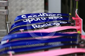 World © Octane Photographic Ltd. Formula 1 – Monaco GP. Setup. SportPesa Racing Point RP19. Monte-Carlo, Monaco. Wednesday 22nd May 2019.