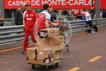 World © Octane Photographic Ltd. Formula 1 – Monaco GP. Setup. Alfa Romeo Racing C38 – Antonio Giovinazzi. Monte-Carlo, Monaco. Wednesday 22nd May 2019.