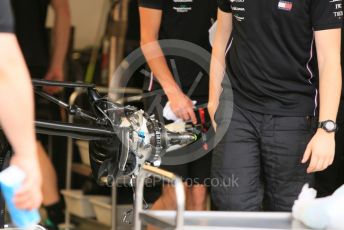 World © Octane Photographic Ltd. Formula 1 – Monaco GP. Setup. Mercedes AMG Petronas Motorsport AMG F1 W10 EQ Power+. Monte-Carlo, Monaco. Wednesday 22nd May 2019.