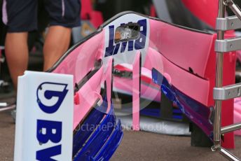 World © Octane Photographic Ltd. Formula 1 – Monaco GP. Setup. SportPesa Racing Point RP19. Monte-Carlo, Monaco. Wednesday 22nd May 2019.