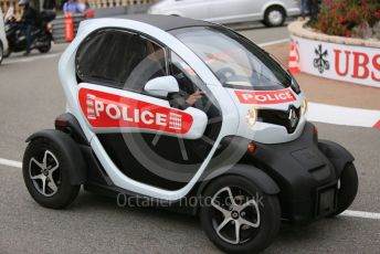 World © Octane Photographic Ltd. Formula 1 – Monaco GP. Atmosphere/Police Car. Monte-Carlo, Monaco. Wednesday 22nd May 2019.