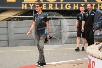 World © Octane Photographic Ltd. Formula 1 – Monaco GP. Track Walk. ROKiT Williams Racing FW 42 – George Russell. Monte-Carlo, Monaco. Wednesday 22nd May 2019.