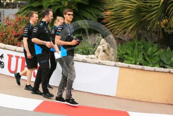 World © Octane Photographic Ltd. Formula 1 – Monaco GP. Track Walk. ROKiT Williams Racing FW 42 – George Russell. Monte-Carlo, Monaco. Wednesday 22nd May 2019.