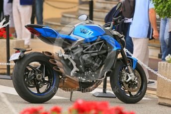 World © Octane Photographic Ltd. Formula 1 – Monaco GP. Track Walk. Valtteri Bottas livery motorbike. Monte-Carlo, Monaco. Wednesday 22nd May 2019.