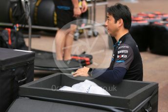 World © Octane Photographic Ltd. Formula 1 – Monaco GP. Track Walk. ROKiT Williams Racing FW 42. Monte-Carlo, Monaco. Wednesday 22nd May 2019.