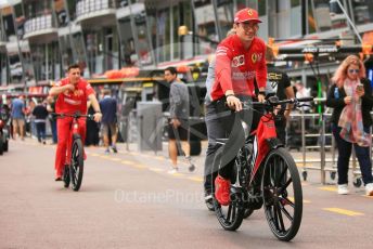 World © Octane Photographic Ltd. Formula 1 – Monaco GP. Track Walk. Scuderia Ferrari SF90 – Charles Leclerc. Monte-Carlo, Monaco. Wednesday 22nd May 2019.