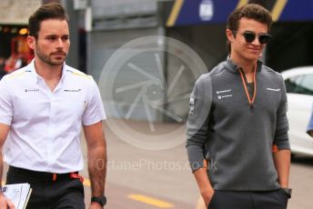 World © Octane Photographic Ltd. Formula 1 – Monaco GP. Track walk. McLaren MCL34 – Lando Norris. Monte-Carlo, Monaco. Wednesday 22nd May 2019.