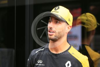 World © Octane Photographic Ltd. Formula 1 – Monaco GP. Paddock. Renault Sport F1 Team RS19 – Daniel Ricciardo. Monte-Carlo, Monaco. Wednesday 22nd May 2019.