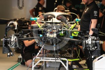 World © Octane Photographic Ltd. Formula 1 – Monaco GP. Setup. Mercedes AMG Petronas Motorsport AMG F1 W10 EQ Power+. Monte-Carlo, Monaco. Wednesday 22nd May 2019.