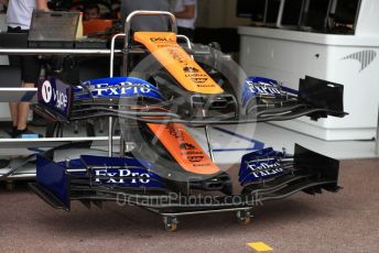 World © Octane Photographic Ltd. Formula 1 – Monaco GP. Setup. McLaren MCL34. Monte-Carlo, Monaco. Wednesday 22nd May 2019.