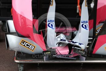 World © Octane Photographic Ltd. Formula 1 – Monaco GP. Setup. SportPesa Racing Point RP19. Monte-Carlo, Monaco. Wednesday 22nd May 2019.
