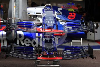 World © Octane Photographic Ltd. Formula 1 – Monaco GP. Setup. Scuderia Toro Rosso STR14. Monte-Carlo, Monaco. Wednesday 22nd May 2019.