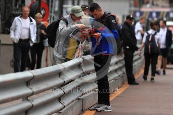 World © Octane Photographic Ltd. Formula 1 – Monaco GP. Setup. Scuderia Toro Rosso STR14 – Alexander Albon. Monte-Carlo, Monaco. Wednesday 22nd May 2019.